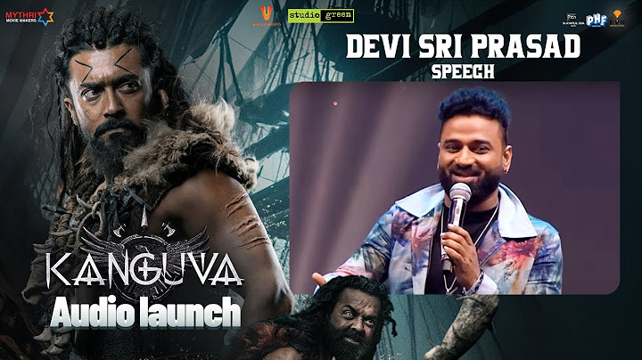 Devi Sri Prasad Speech | KANGUVA Audio Launch | Suriya | Bobby Deol | Siva | Disha Patani