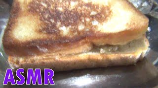Asmr mashed banana peanut butter sandwich tutorial