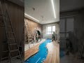 Living Room to Luxury Epoxy River Floor 😍 | #shorts #home #interiordesign #epoxyfloor #viral