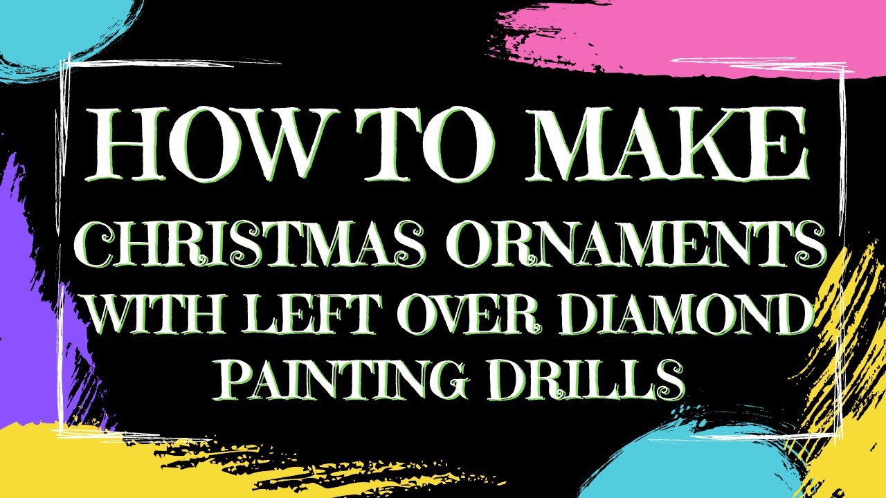 DIAMOND PAINTING, WHAT TO DO WITH OLD DIAMOND PAINTING DRILLS