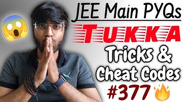 JEE Main 2022: Chemistry Tukka Tricks🔥🔥🔥| Tricks & Cheat Codes #377 [COMBO Course In Description]