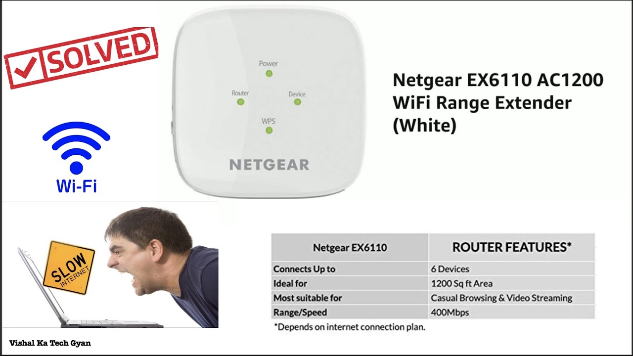 How to improve WiFi coverage | Netgear EX6110 AC1200 WiFi Range