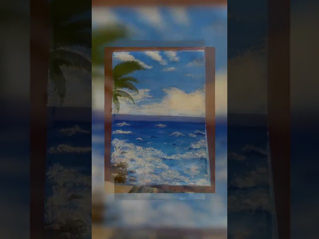 easy beachside painting#shorts