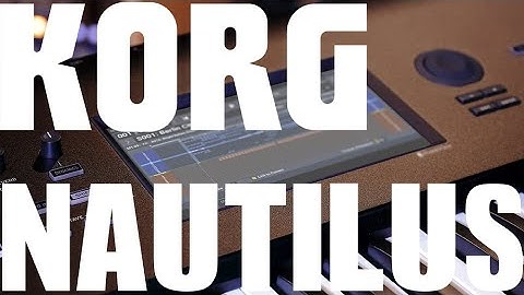 Korg NAUTILUS demo song | 10. Interstices