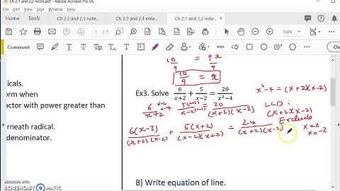 OpenStax College Algebra Ch 2.2 Linear equation # 1