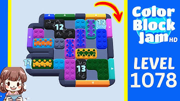Color Block Jam Level 1078 Solution Walkthrough