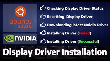 Nvidia Display Driver (525.89.02)  Installation (and update) on Ubuntu 22.04