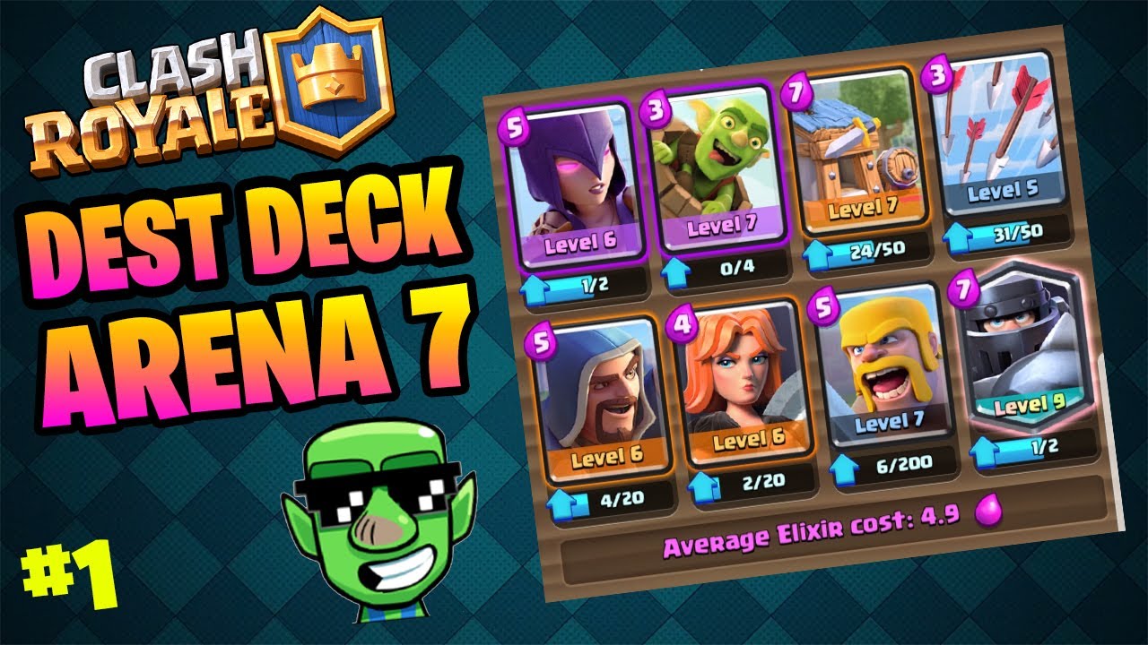 Clash Royale Magic Archer Deck Arena 7 - Clash Royale Deck Arena 7 Strategy for Beginners 1 - YouTube