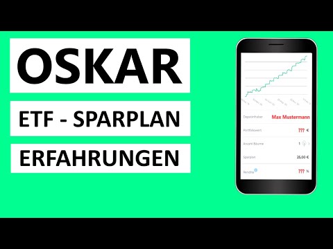 OSKAR - ETF Sparplan - Erfahrungen mit dem Robo Advisor Oskar