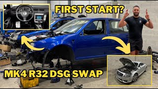 CONVERTING A MK4 R32 TO DSG - FIRST STRAT UP?