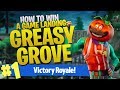 HOW TO WIN | How To Win A Game When Landing Greasy Grove (Fortnite Battle Royale)