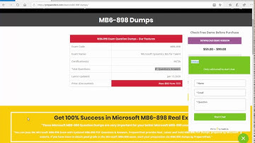 MB6-898 Dumps | Prepare For Microsoft MB6-898 Exam With 100% success Guaranteed - #Prepare4test