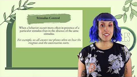 BCBA Task List 5: B 10 - Defining and discussing stimulus control.