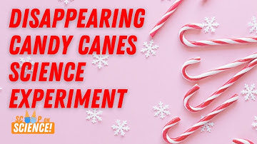Disappearing Candy Canes! Easy Science Experiment for Kids At Home