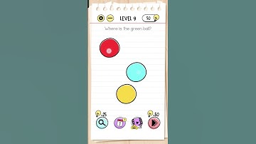 I escaped level 9 in Brain Test.