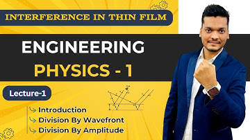 Introduction to Interference in Thin Film in Hindi | Engineering Physic | Crash Course | MU