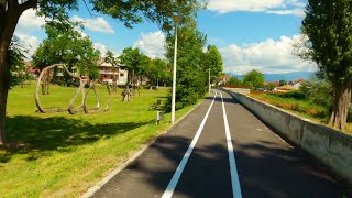 Bike Lane Caransebes 2021 | Teius Park Caransebes | First Bike Lane in the City