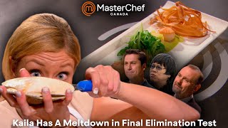 Kaila Has A Meltdown in Final Elimination Test | Clips & Compilations | MasterChef Canada Conch And Sea Snails Elimination Challenge Masterchef Canada Masterchef World