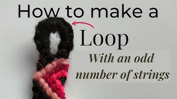 How to start a loop with an odd number of strings - yarn