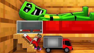 JJ Survive Inside Mimicer Mikey BED in Minecraft (Maizen)