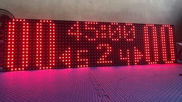 Papan Score Wireless Arduino P10 2 Panel