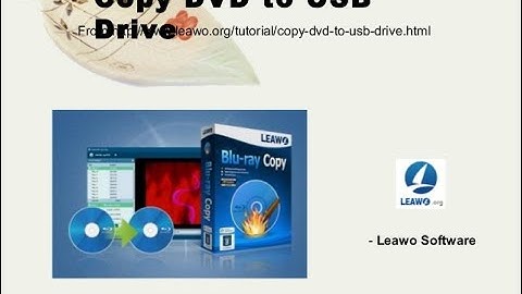 How to Copy/Convert DVD to USB Drive