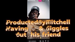 ProducedByMitchell Goes 2  IG Live  Promoting His Concert May25 In Santa Cruz Wit 1100Himself