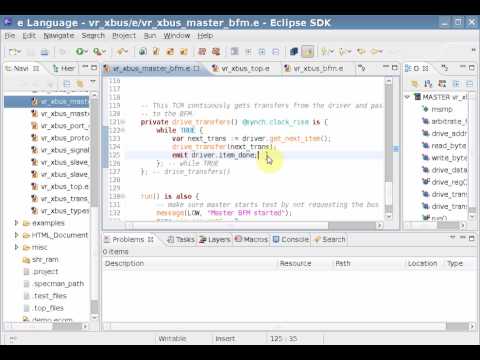 Team Specman: AMIQ DVT e features - YouTube