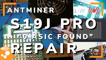 Antminer S19j Pro "0 ASIC" Repair - Bitcoin ASIC Miner Repair LIVE - 022