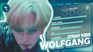 Stray Kids | WOLFGANG OT8 Version » Line Distribution • MinLeo