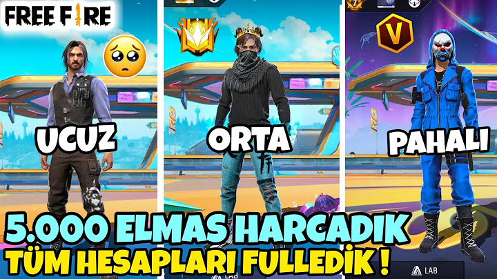 UCUZ , ORTA , PAHALI HESAPLARI FULLEDİM ! - TÜM ETKİNLİKLERİ ALDIM - ŞANSLI ELMAS HARCAMA FREE FİRE