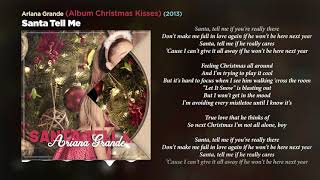 Ariana Grande - Santa Tell Me (lyrics) | just feel it