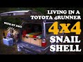 3RD GEN 4RUNNER CAMPER CONVERSION: Dog friendly DIY storage/sleeping platform