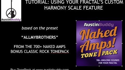 AX8/Axe-Fx Tutorial:  How to use Custom Harmony Feature, like Jessica