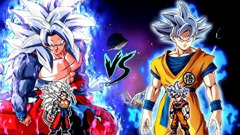 Son Goku DBS V7 OP (all form) VS Son Goku DBS V7 OP (all form) in Jump Force Mugen
