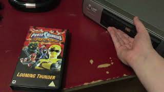 Ninja Storm Looming Thunder to eject the Miramax VHS