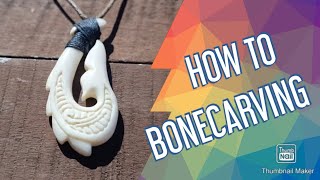 HOW TO MAKE A BONE CARVING (START TO FINISH)