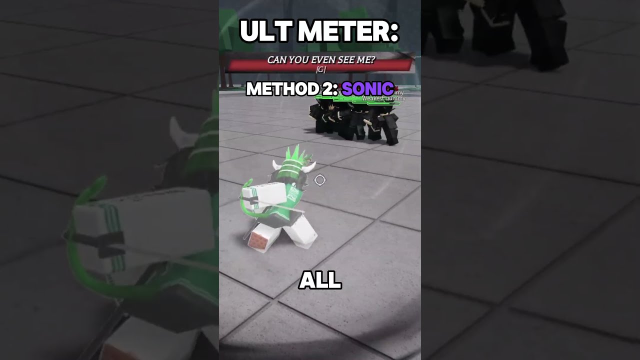 HOW TO GET ULTIMATE IN ONE MOVE ON TSB Tsb Tsbg Gaming Roblox