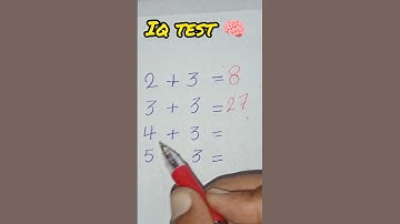 IQ test challenge 🔥 /#maths #shorts #puzzle