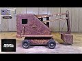 Rusty Well Loved 1950's Marx Steam Shovel ( AWESOME RESTORATION )