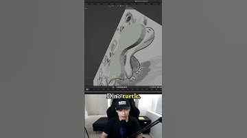 Dinosaur-Turtle Hybrid - making a 3d game character in Blender - 3.4: Dino Turtle