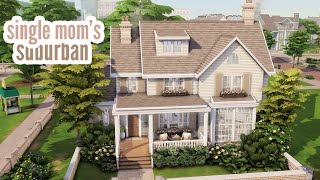 single mom's suburban \\ The Sims 4 speed build screenshot 5