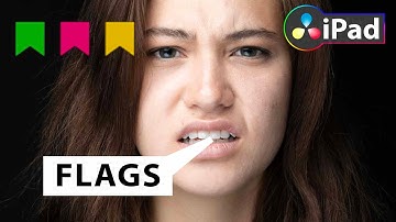 How To Use FLAGS 🚩DaVinci Resolve iPad