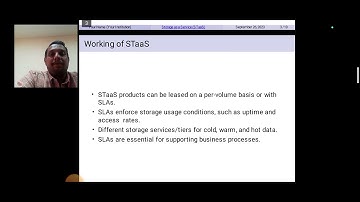 Cloud Computing - STaaS