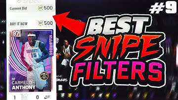 BEST WAY TO MAKE TONS OF MT IN A SMALL AMOUNT OF TIME!! 4 AMAZING SNIPE FILTERS TO USE IN NBA 2K19!