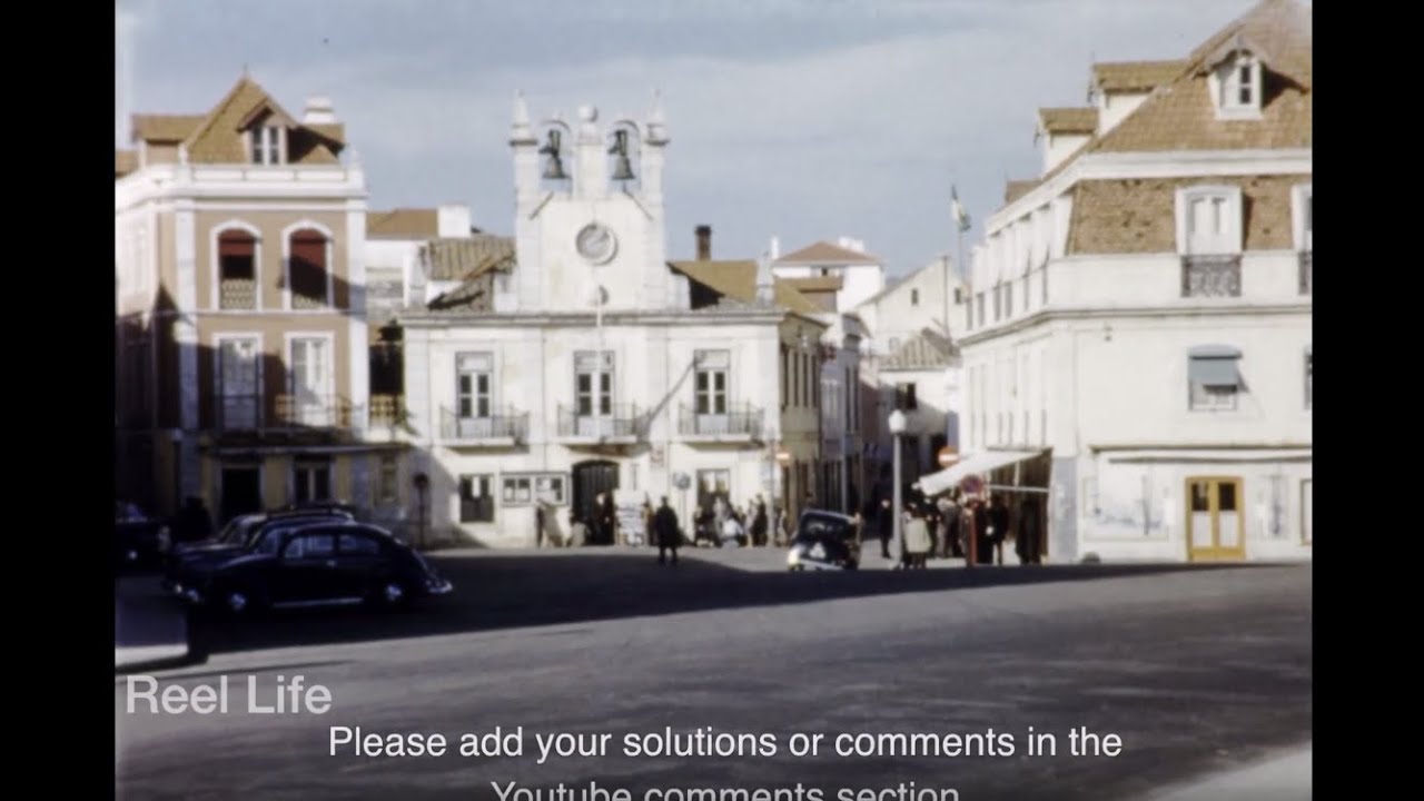 1954, The smaller towns around Lisbon, Portugal