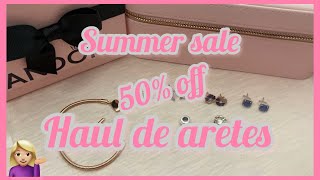 Pandora!! SUMMER SALE 2023-50%off/  Haul de aretes 😃 por fin los pude tener 😌😁 #pandora