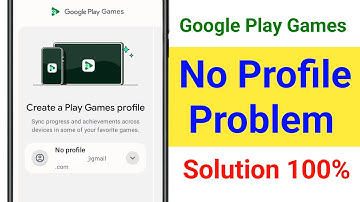 Google Play Games No Profile Problem 2025 || How to Fix Google Play Games No Profile Problem