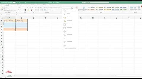 Formation Excel, Fonction CNUM