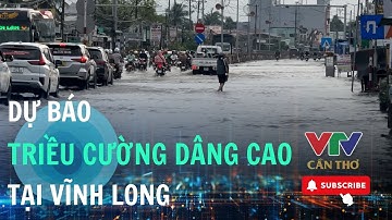 Triều cường Vĩnh Long dâng cao, nguy cơ ngập sâu nhiều khu vực | VTV CẦN THƠ